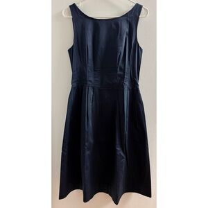 Kate Spade Classic Navy Blue Midi Dress